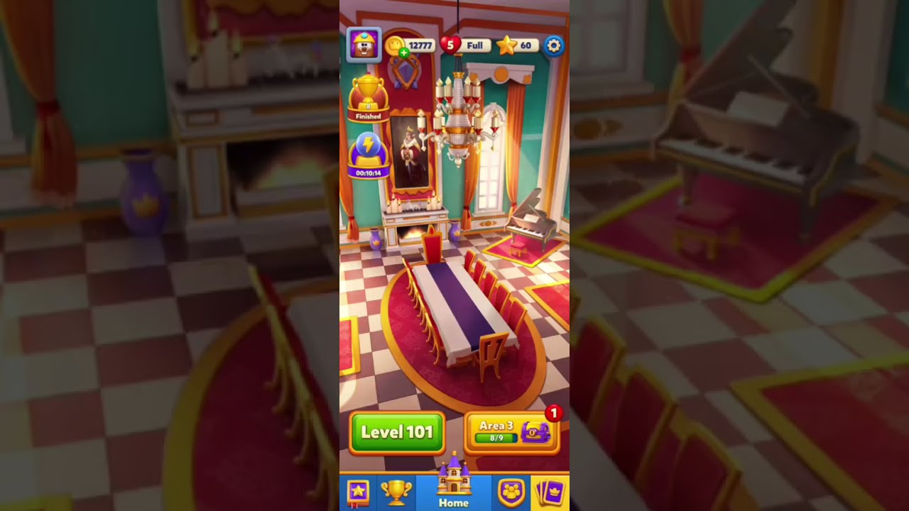 Royal match areas with 100 stars| Royal match gameplay #royalmatchgameplay #gaming #viralvideo