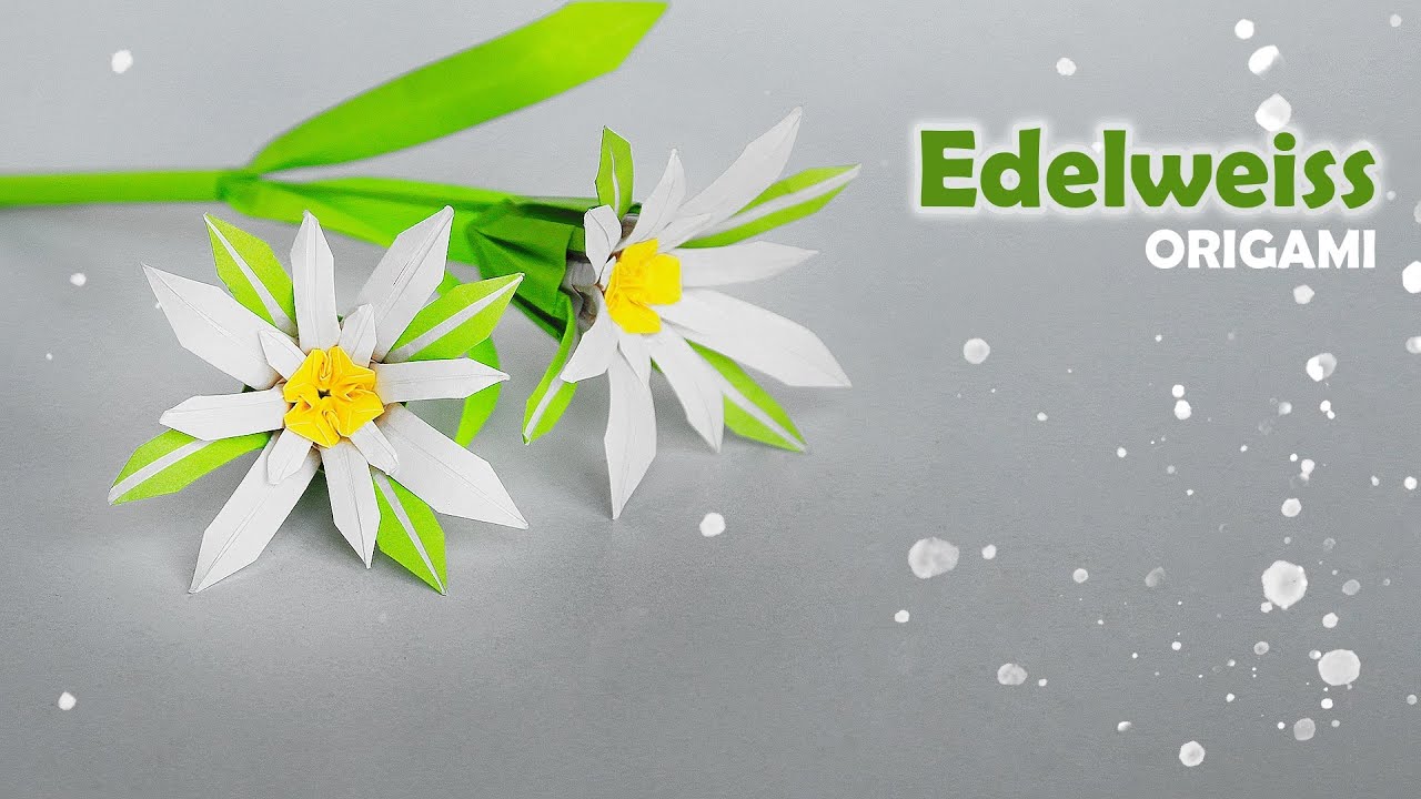 🌸 Origami Flower: Edelweiss (Katrin Shumakov)