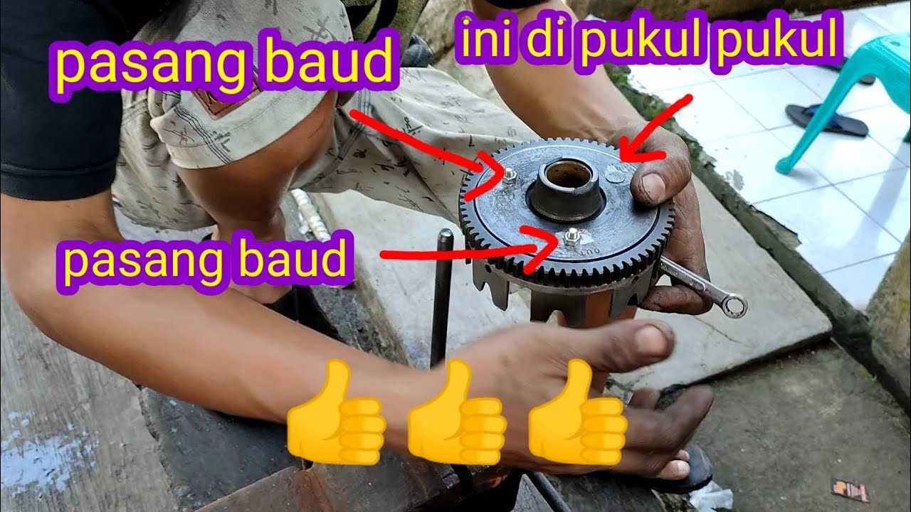 Cara sederhana ganti karet kopling Jupiter z 04