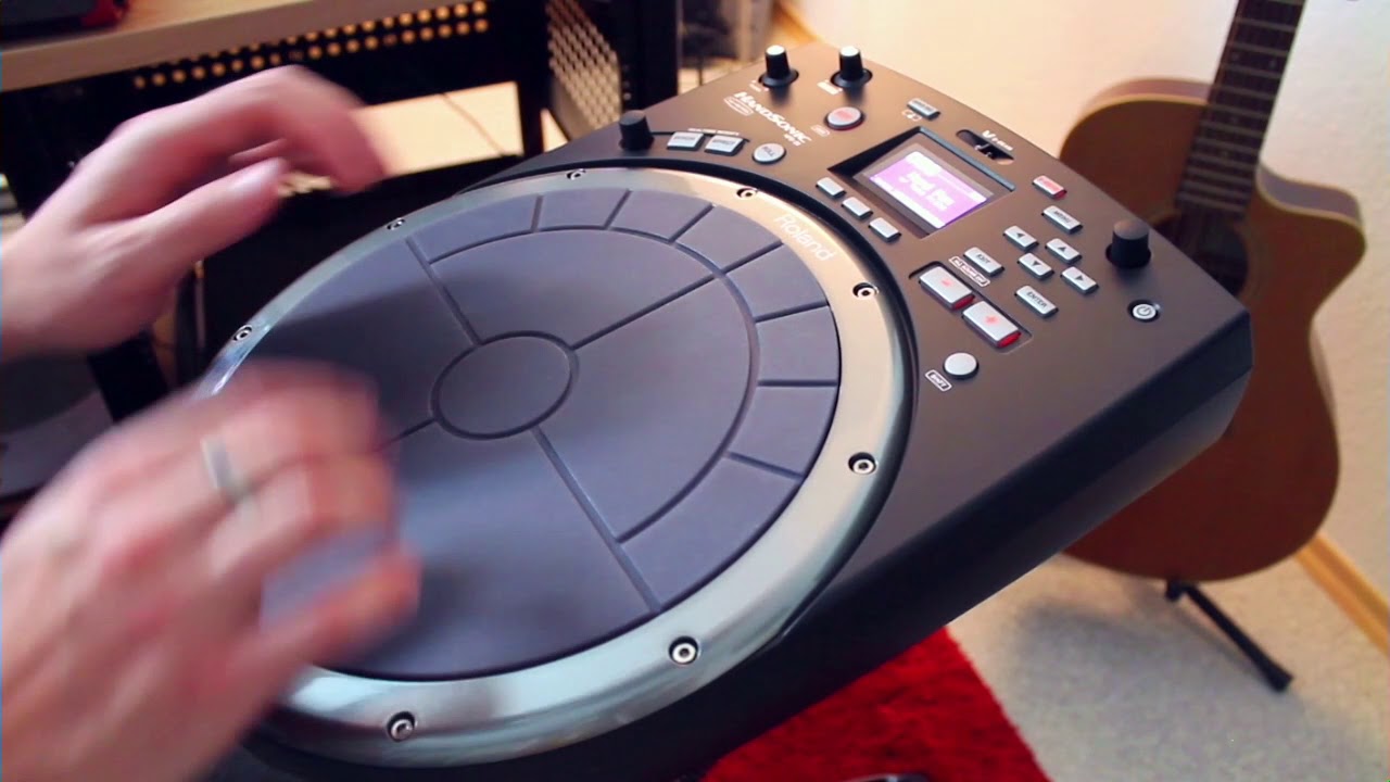Playing Hand Pan with Roland HandSonic HPD-20
