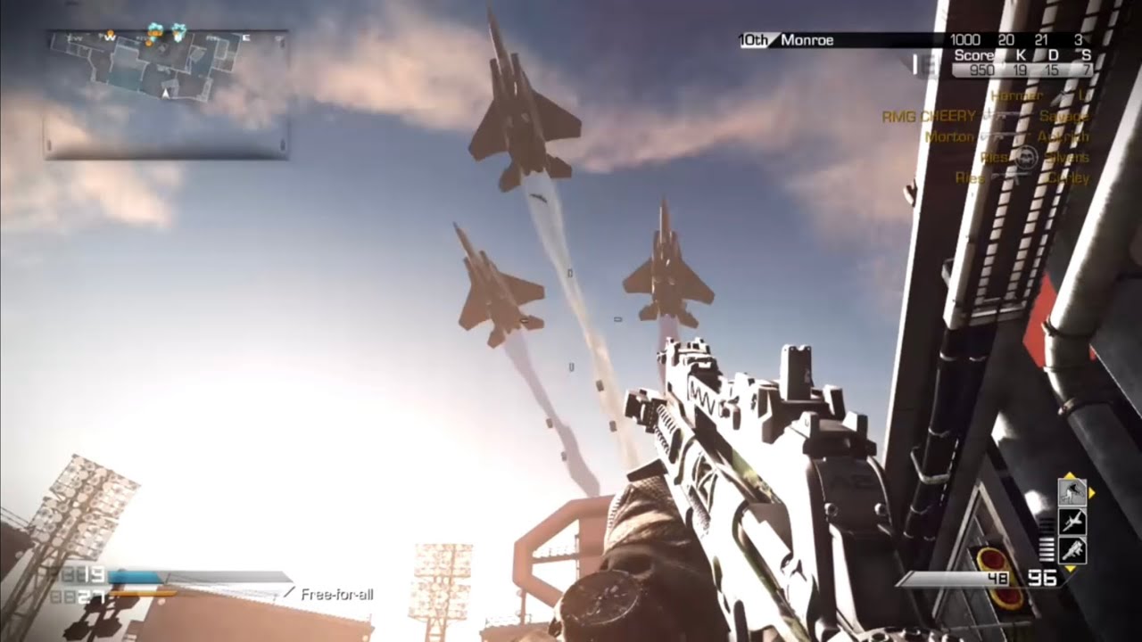 Pure chaos in the Free for All showtime game