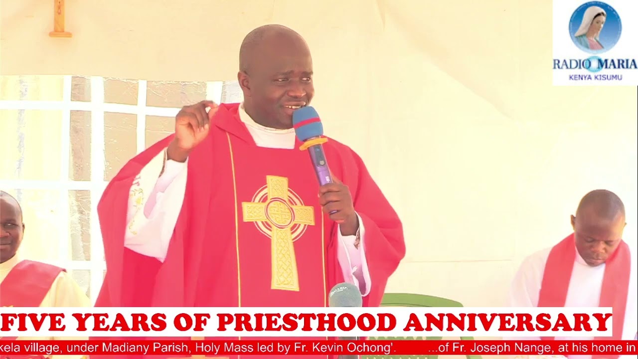 Reflection by Fr. Lawrence Bunde || @Fr.Joseph Nange's  Fifth  Priesthood Anniversary|| Madiany||.
