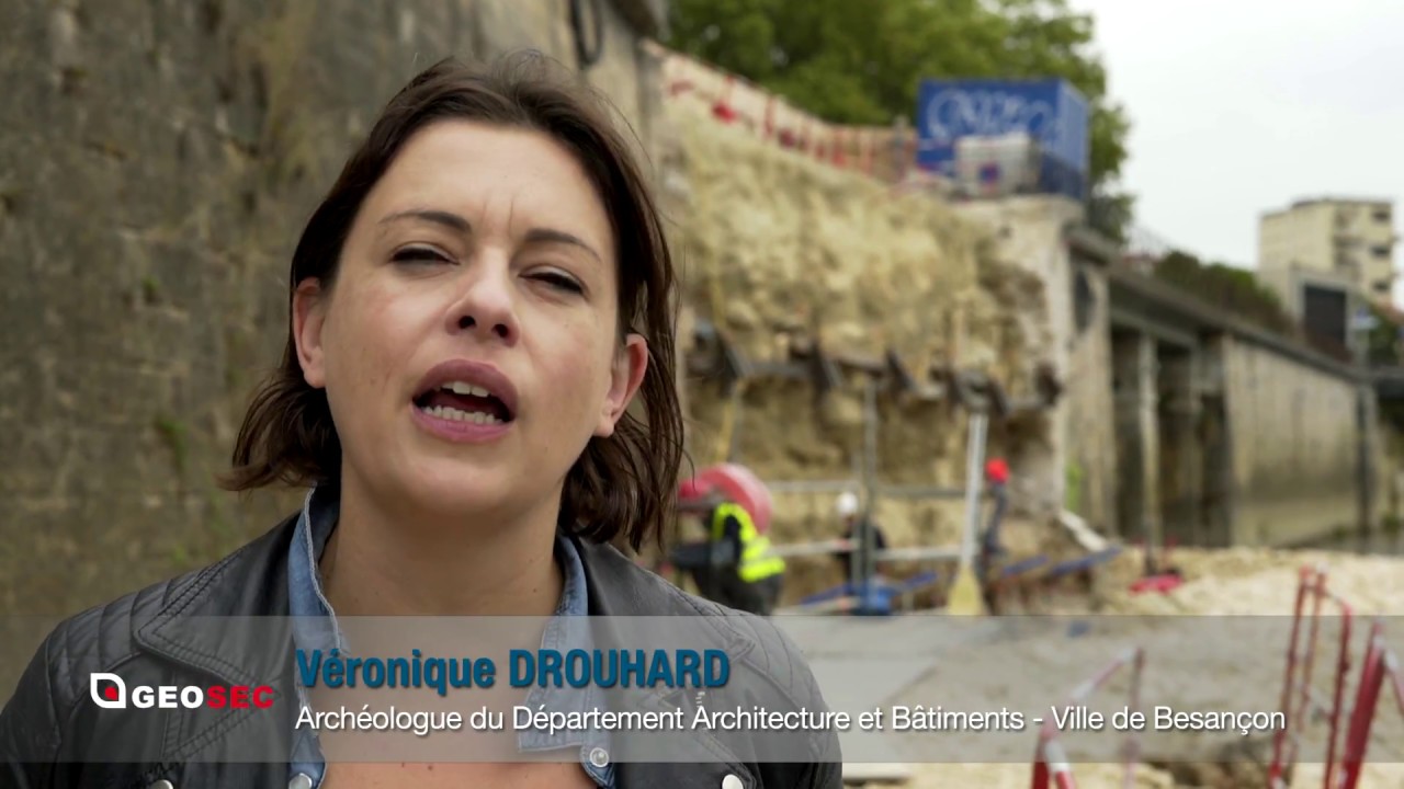 Tour de la Pelote à Besançon: Intervention de consolidation de sol par GEOSEC