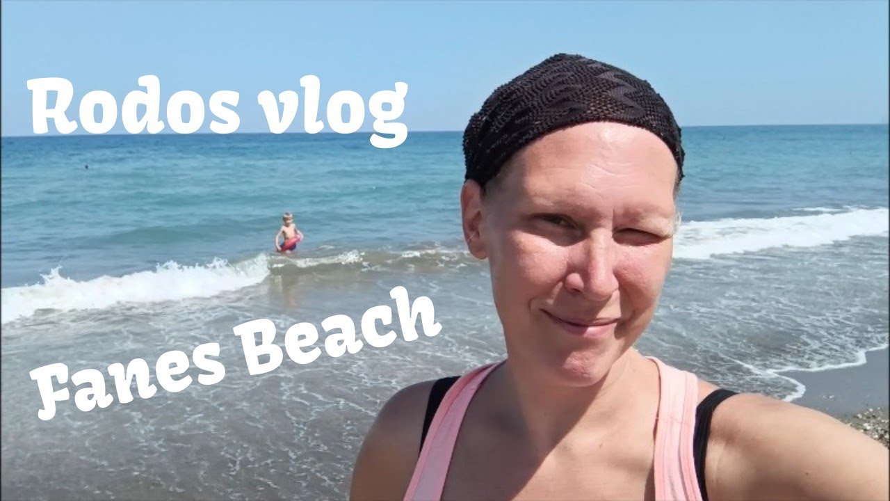 Fun at Fanes Beach | Rhodes vlog