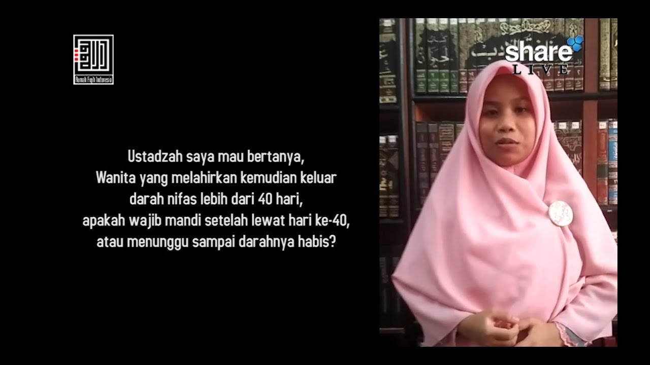 Nifas Lewat 40 hari, Kapan Wajib Mandi? - Ustadzah Isnawati, Lc.