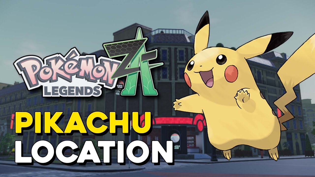 Pokemon Legends Z-A Pikachu Location