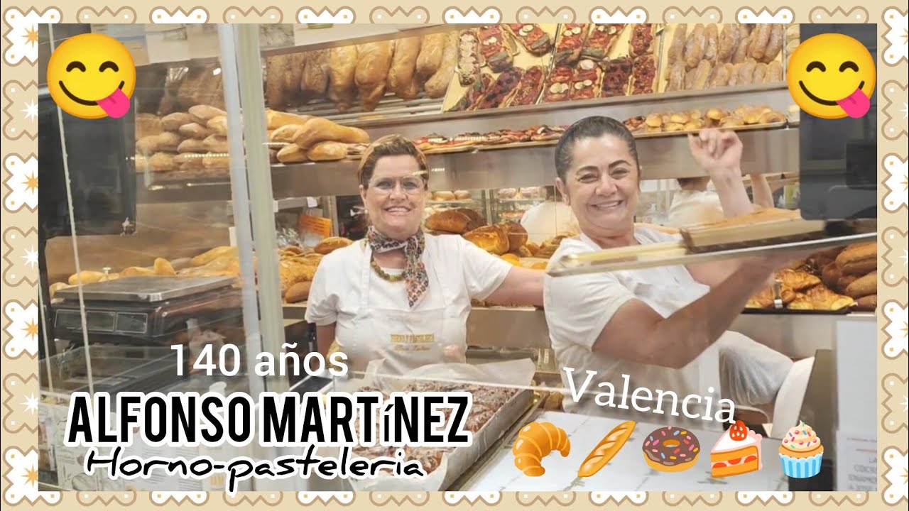 Horno-pasteleria ALFONSO MARTINEZ. 140 años de tradicion artesana en Valencia😋