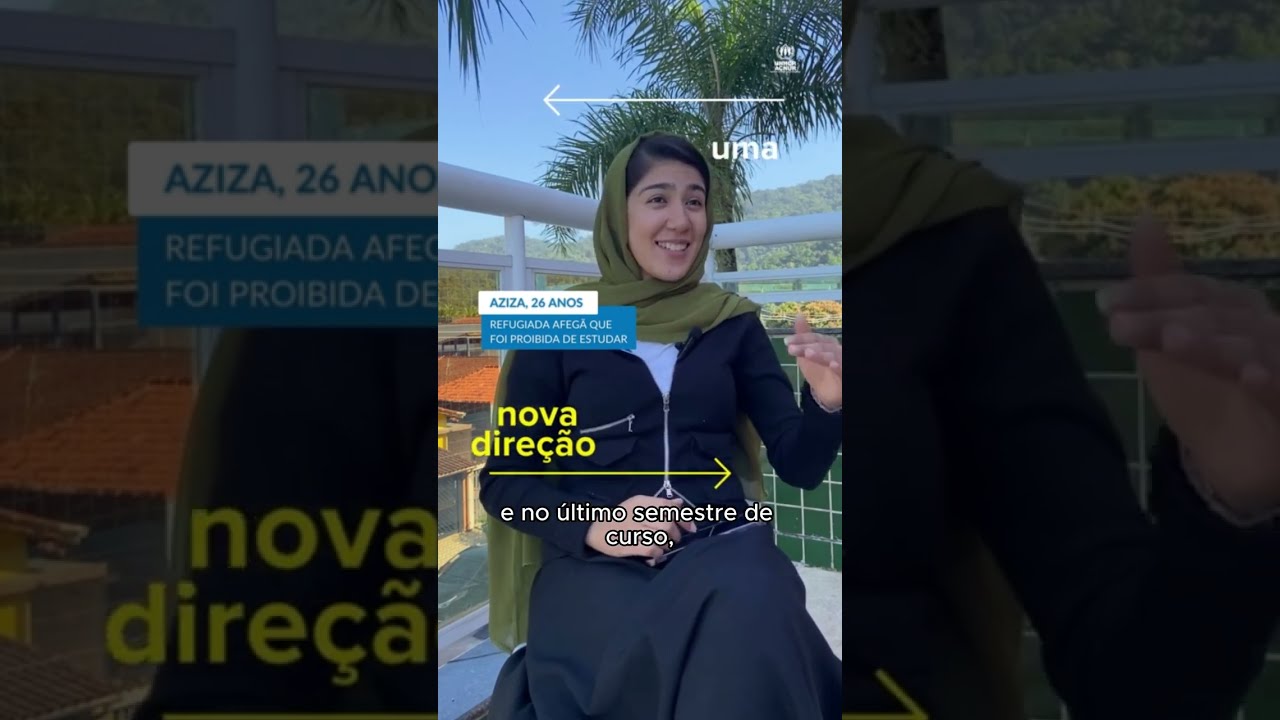 Proibida de estudar, Aziza precisou abandonar a faculdade de ciências da computação.