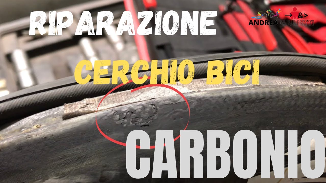 RIPARAZIONE CERCHIO BICI IN CARBONIO | TUTORIAL su come riparare la ruota della bici in carbonio