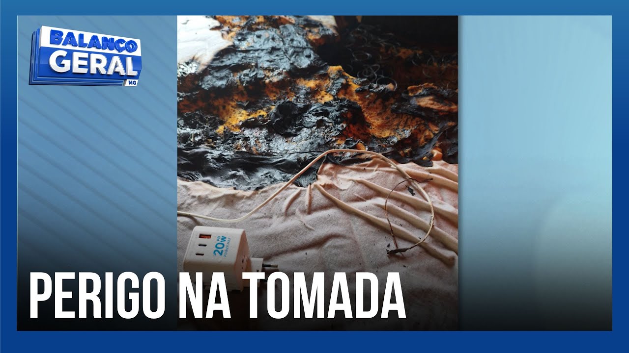 Carregador de celular causa incêndio em casa de Araxá
