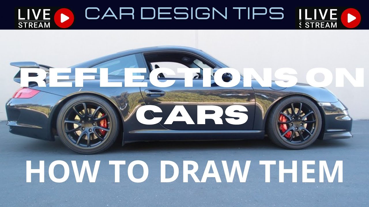 How to Draw REFLECTIONS on Cars EXPLAINED! Luciano Bove