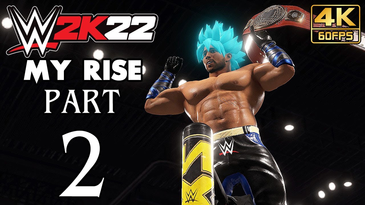 WWE 2K22 MyRise Walkthrough PART 2 (PS5) Gameplay No Commentary @ 4K 60ᶠᵖˢ ✔