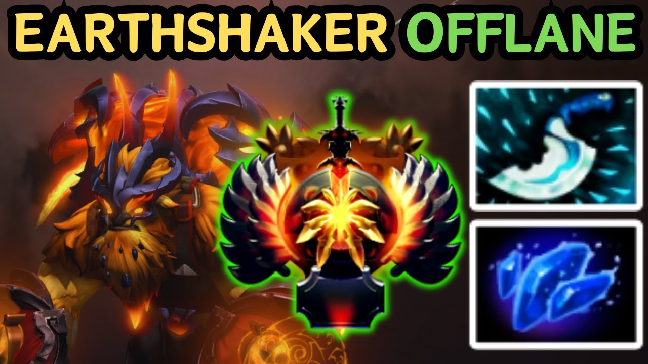 🔥 EARTHSHAKER OFFLANE SAID: “MOVE? NOT TODAY” 😂 | DOTA 2 🔥