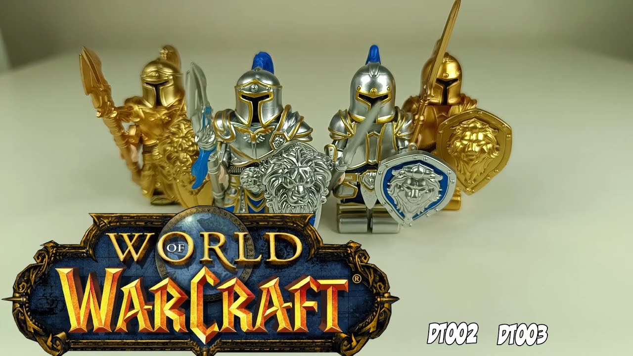 DT002 DT003 - World Of Warcraft Minifigures non LEGO - Stormwind City Guard #worldofwarcraft