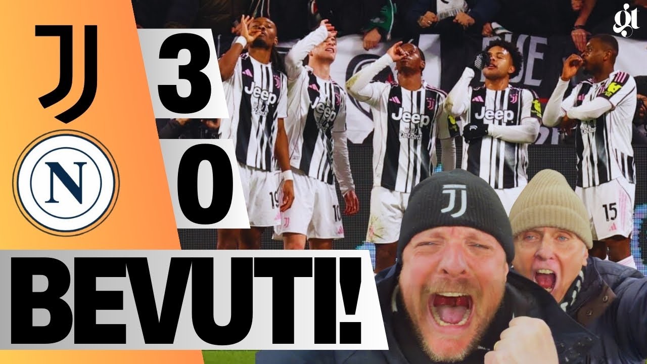 JUVE NAPOLI 3-0! NAPOLI SCHIANTATO! VI PORTO ALLO STADIUM CON ME (Con il vecchio e Mister Gatta)