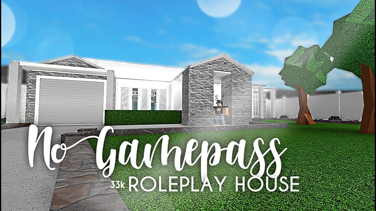 Roblox | Bloxburg | No Gamepass Roleplay Home 33k