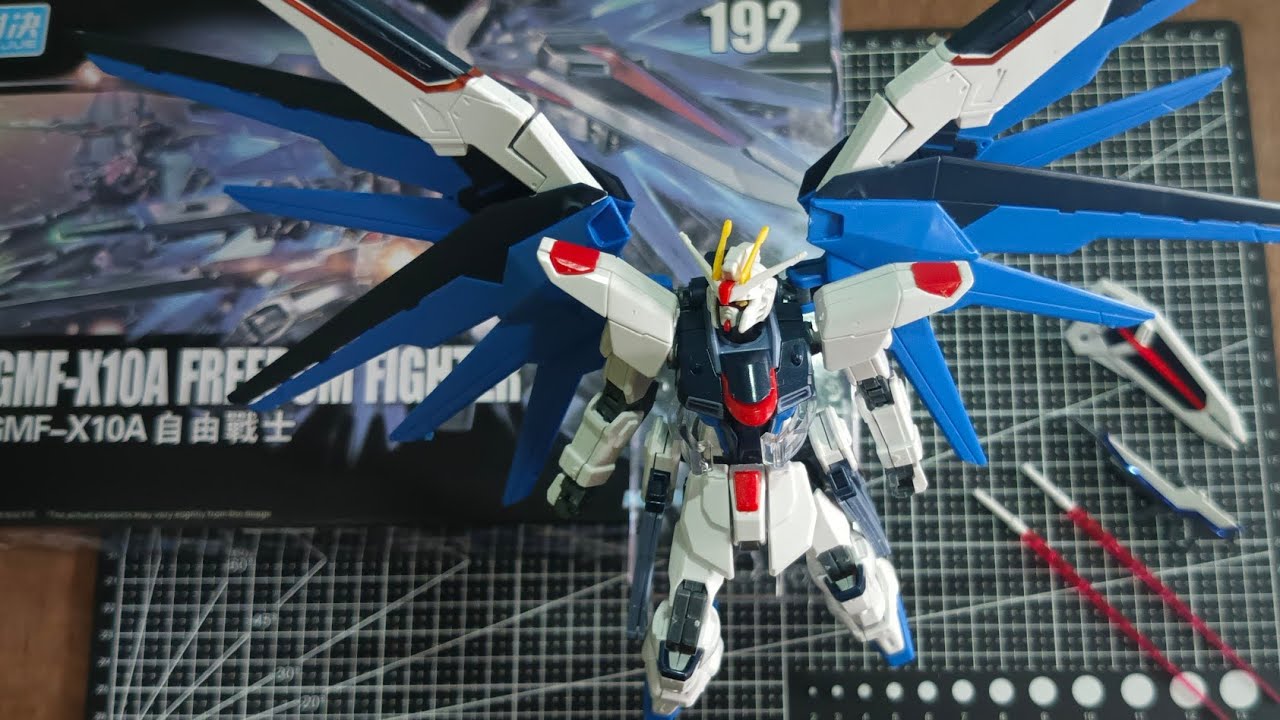 ZGMF-X10A FREEDOM GUNDAM (FIGHTER) BOOTLEG UNBOXING AND BUILD ASMR