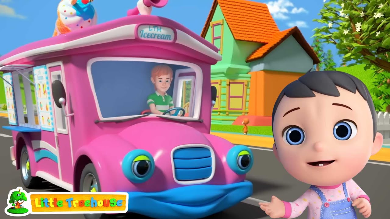 Ruote Del Camioncino Dei Gelati Dessert Rotolanti + Di Più Canzoni Per Bambini