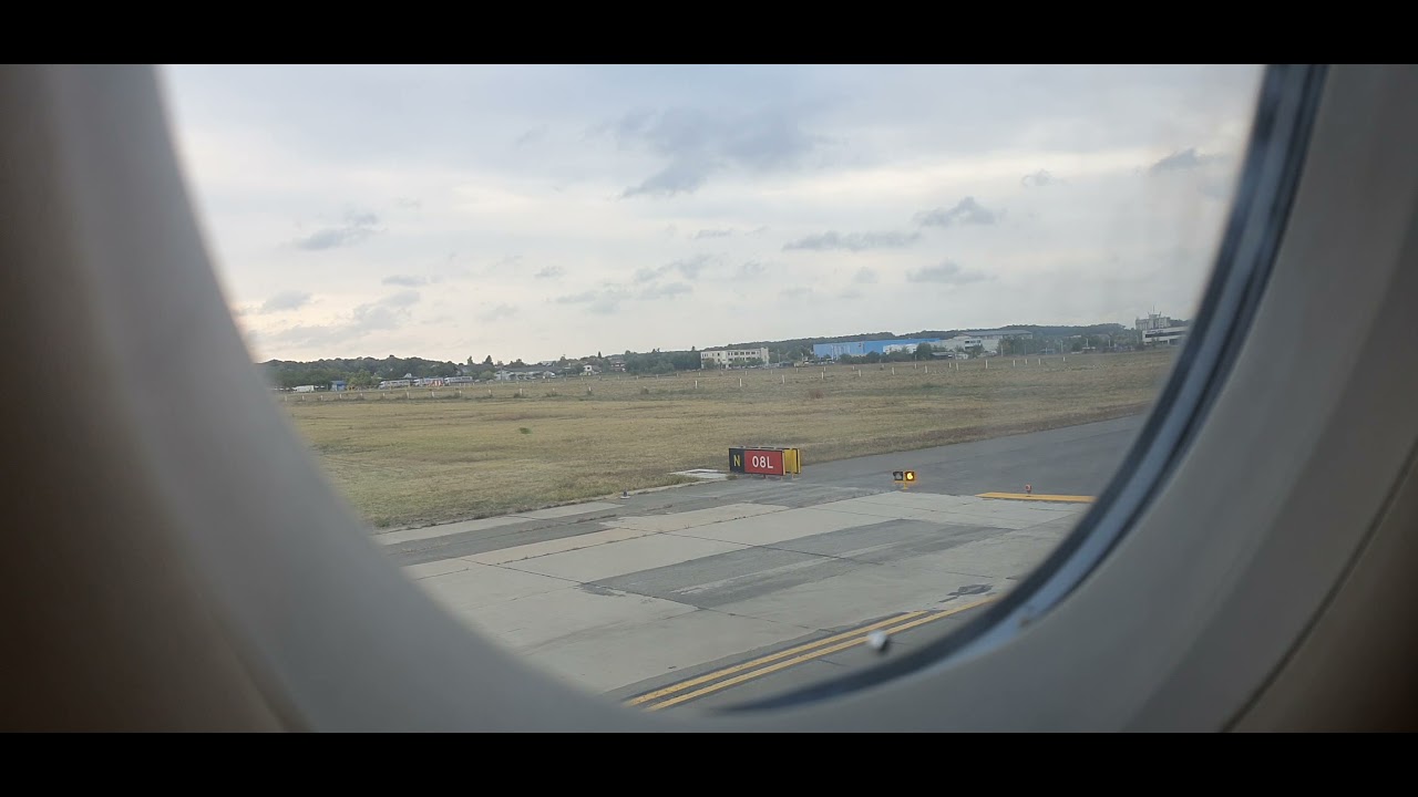 Decolare de pe Otopeni(OTP) cu Airbus A318 TAROM in Septembrie