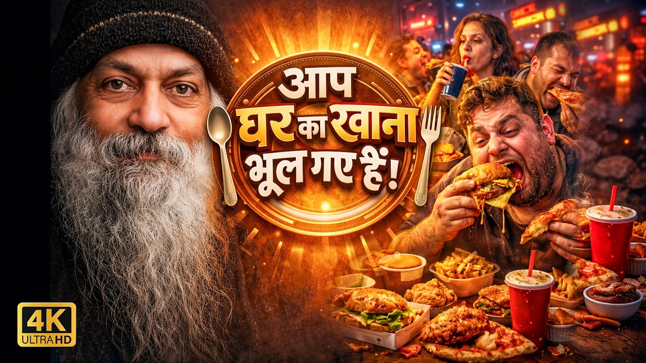 आप घर का खाना भूल गए हैं… इसलिए ज़िंदगी भारी लगती है | Osho Inspired