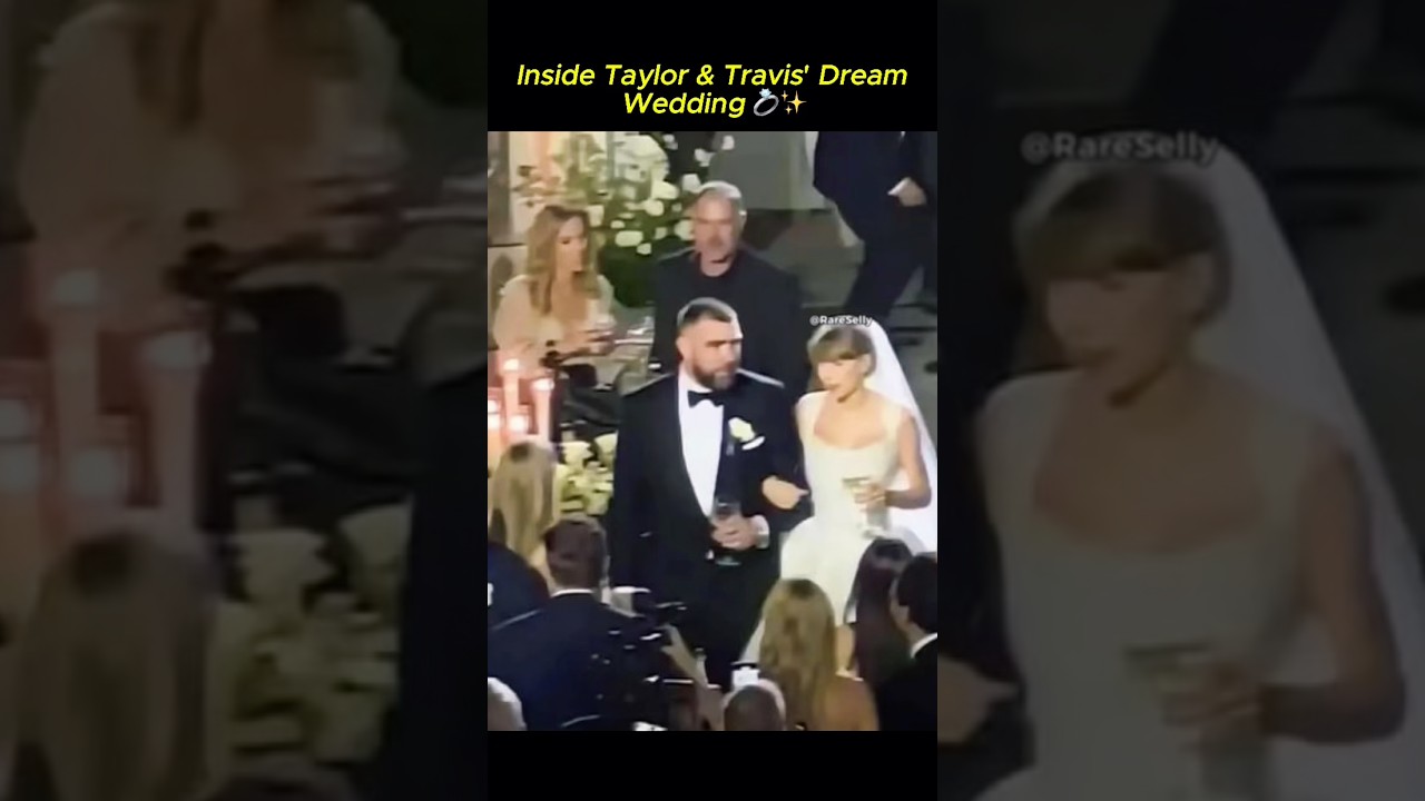 Свадебное торжество Тейлор и Трэвиса наконец здесь! 💍✨#taylorswift #traviskelce #свадьба