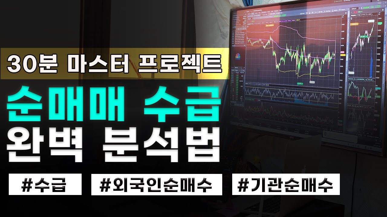 외국인 기관 개인 순매수 / 수급지표 정확히 분석하는 법