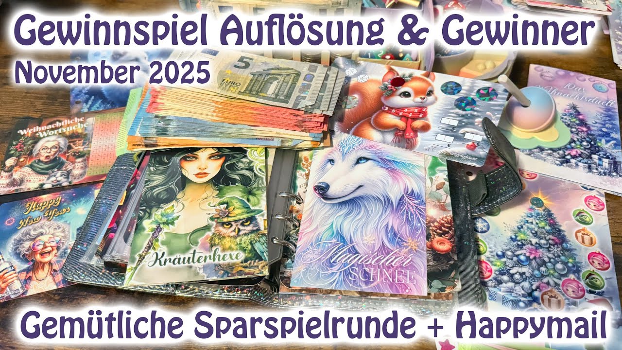💶🥰 Gewinnspiel Auflösung & gemütliche Sparspielrunde 🥰💶