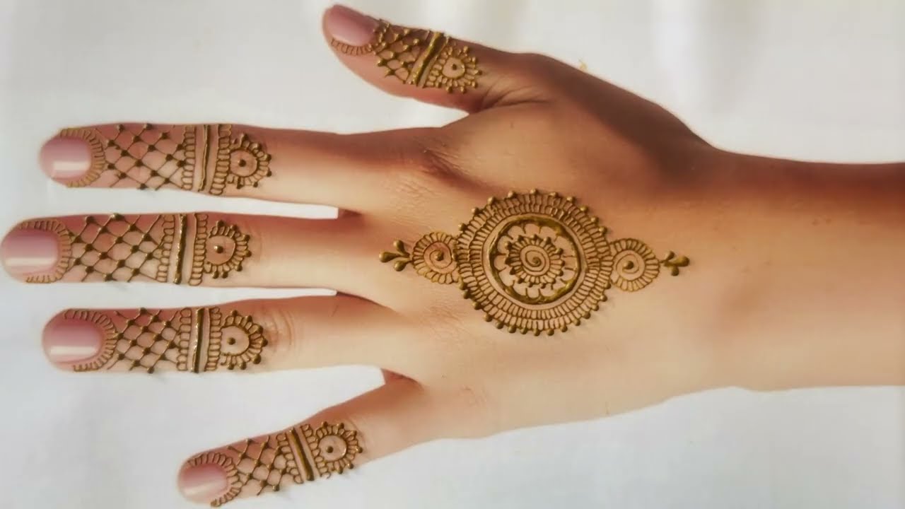 Beautiful Arabic Mehndi Design for Hands | Easy & Elegant Henna Art