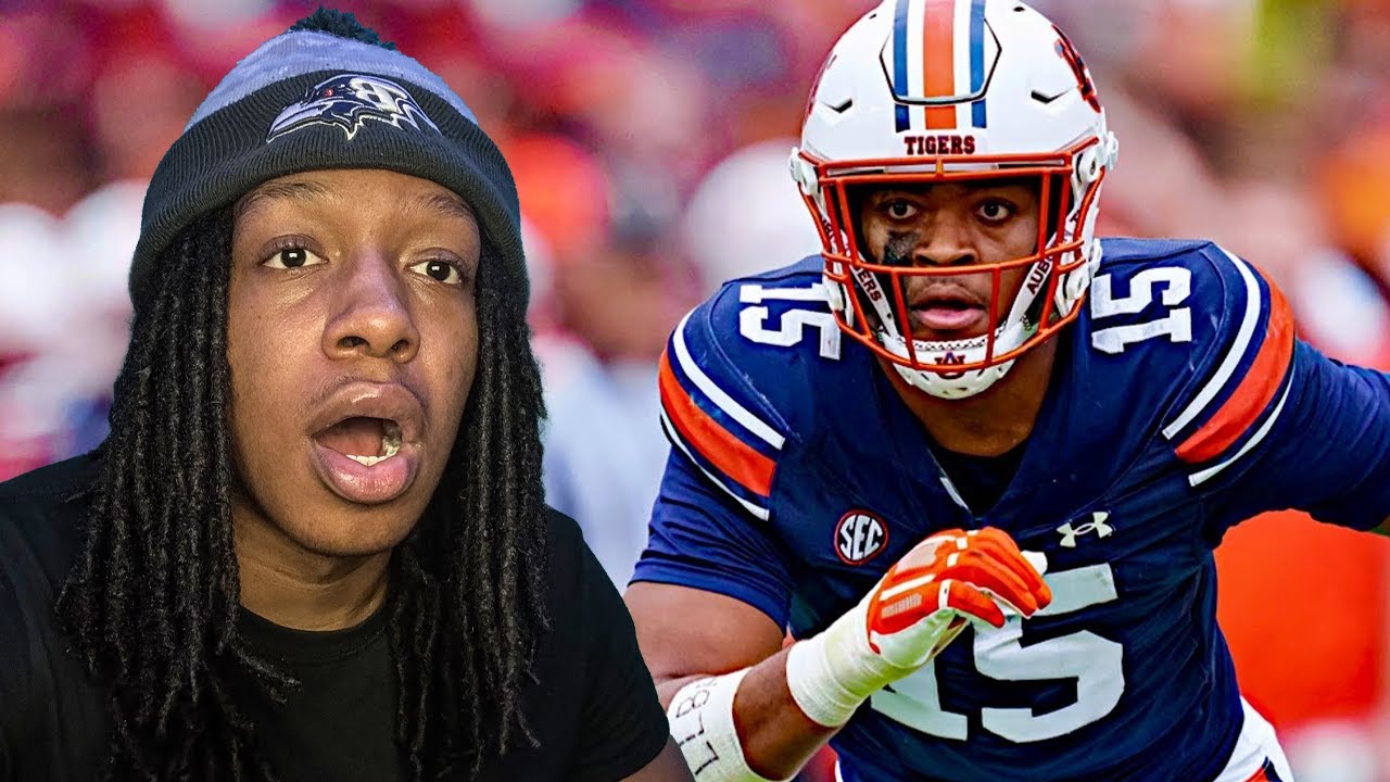 WHAT WE THINKING ?? Ravens Fan Reacts To Keldric Faulk College Football Highlights | Auburn EDGE