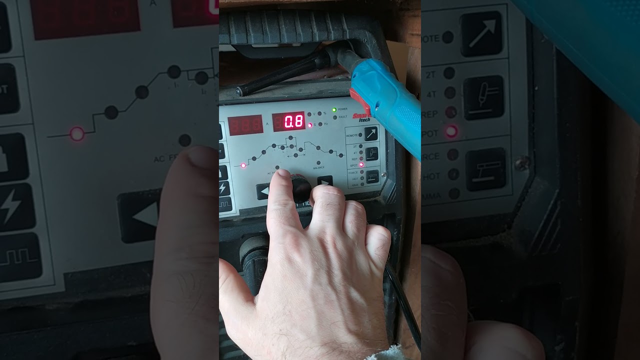 regulagem m&aacute;quina de solda TIG ac dc Smarter Itech 200 Ac dc