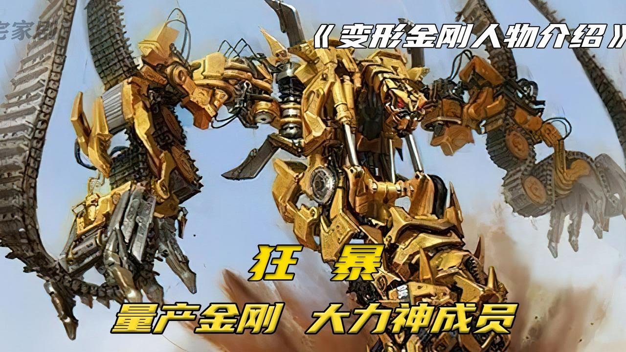 变形金刚任人物介绍之狂暴：大力神成员之一，量产金刚