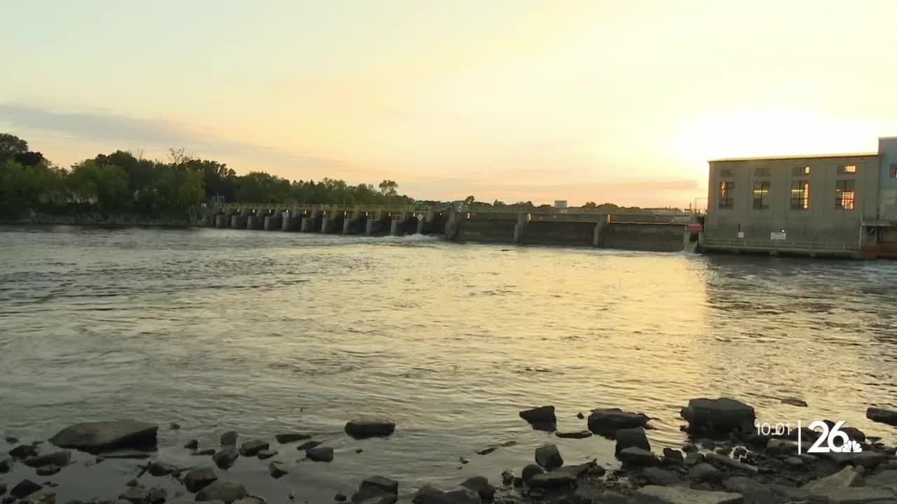 Community members toured the Sturgeon Passage Project on the Menominee River