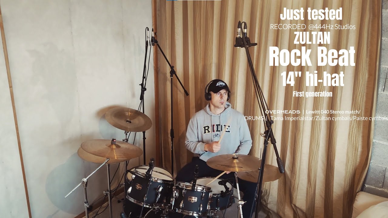 JUST TESTED Zultan Rock Beat 14'' hihat  #zultancymbals #tamadrums