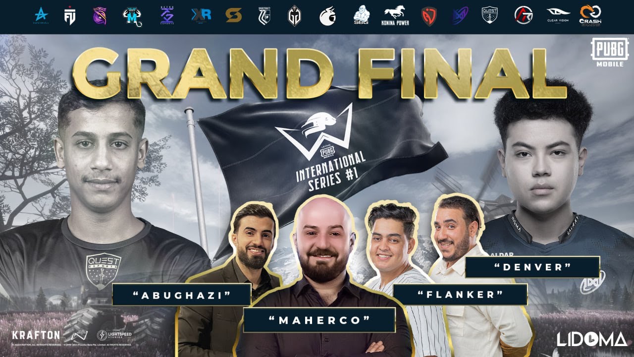 النهائي الكبير لبطولة Lidoma الدولية للعبة PUBG MOBILE في نسختها الأولى