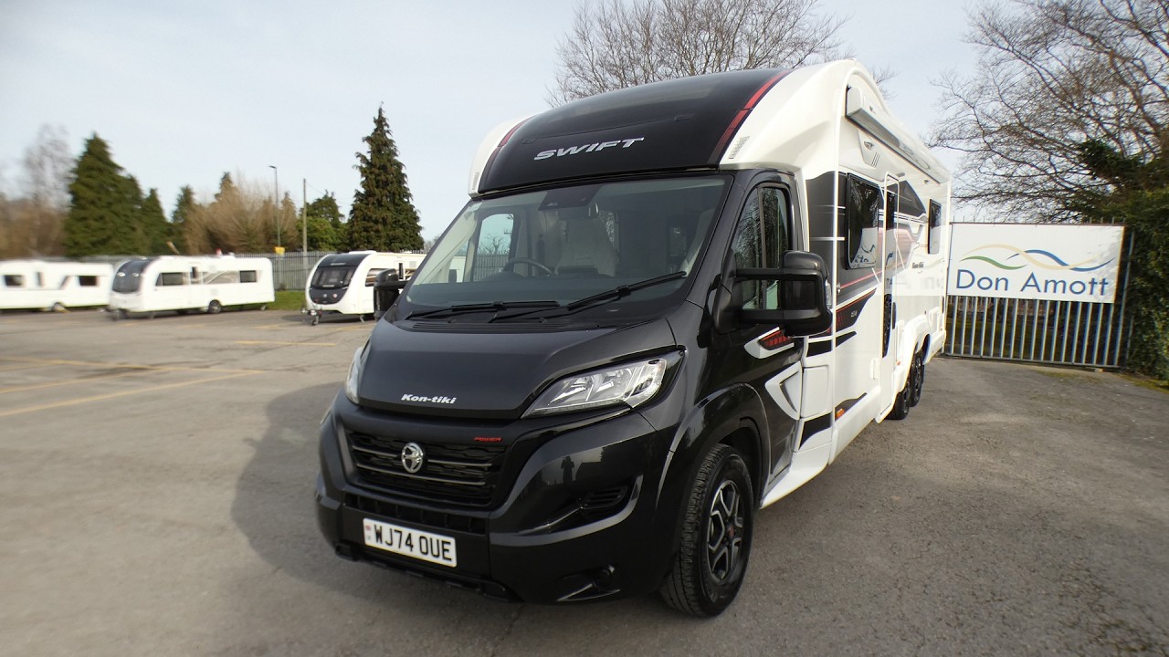 Б/У SWIFT KON-TIKI 874 2024 ГОДА ВЫПУСКА, АВТОМАТИЧЕСКАЯ КОРОБКА ПЕРЕДАЧ, 90 995 ФУНТОВ СТЕРЛИНГОВ.