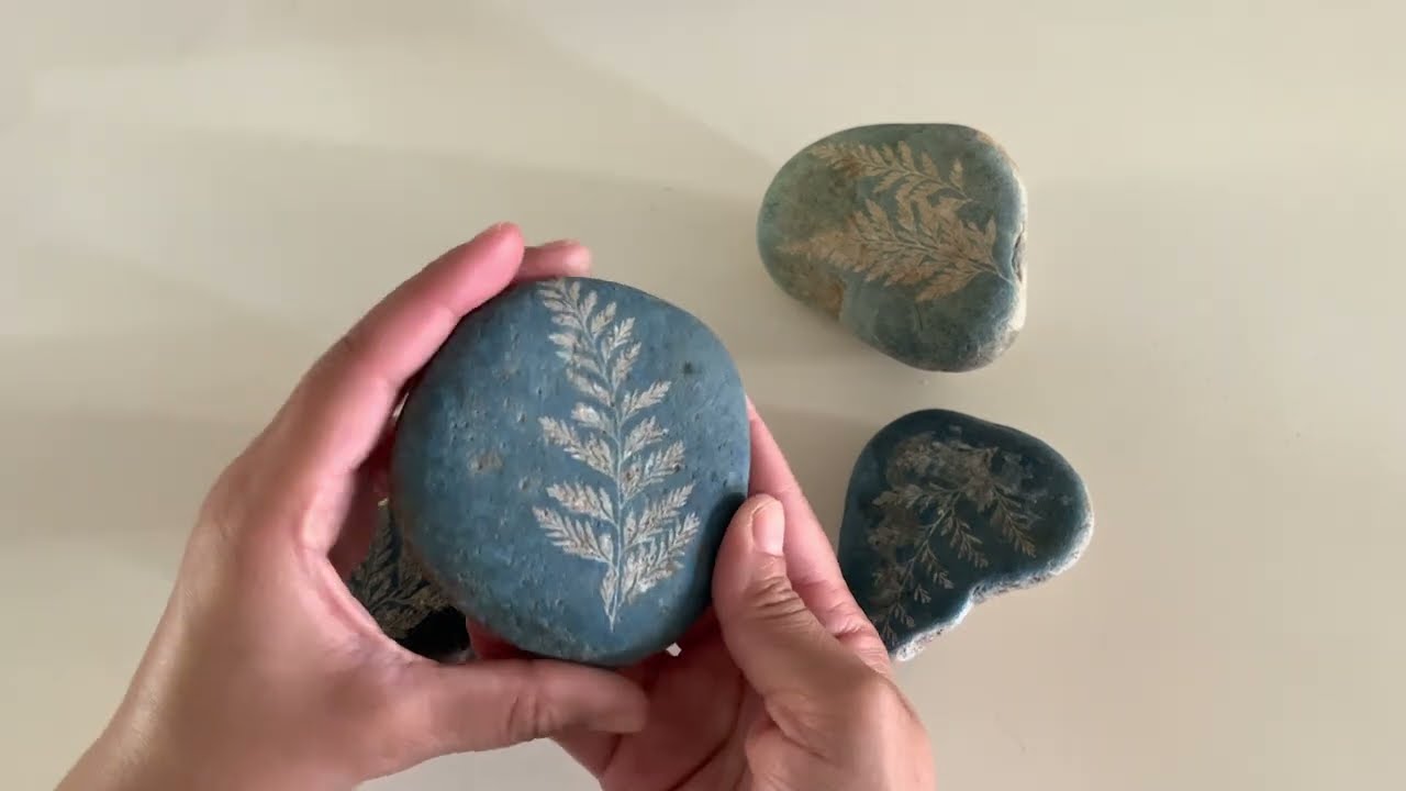 Cianotipias en Piedras - Tutorial Básico. - TALLER LA NIÑA #cianotipia