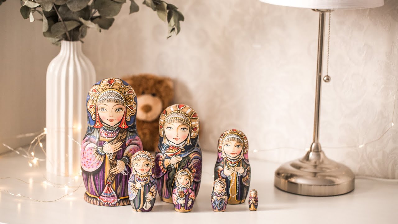 Russian Nesting Dolls. Guess how many dolls there are?