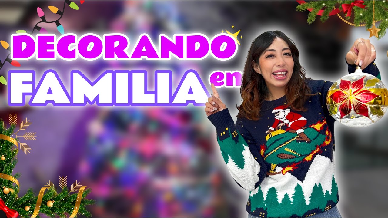 🎄NUESTRO PRIMER ÁRBOL DE NAVIDAD💕 ¡EN FAMILIA!👨‍👩‍👦‍👦 |CARITO DE CHILL