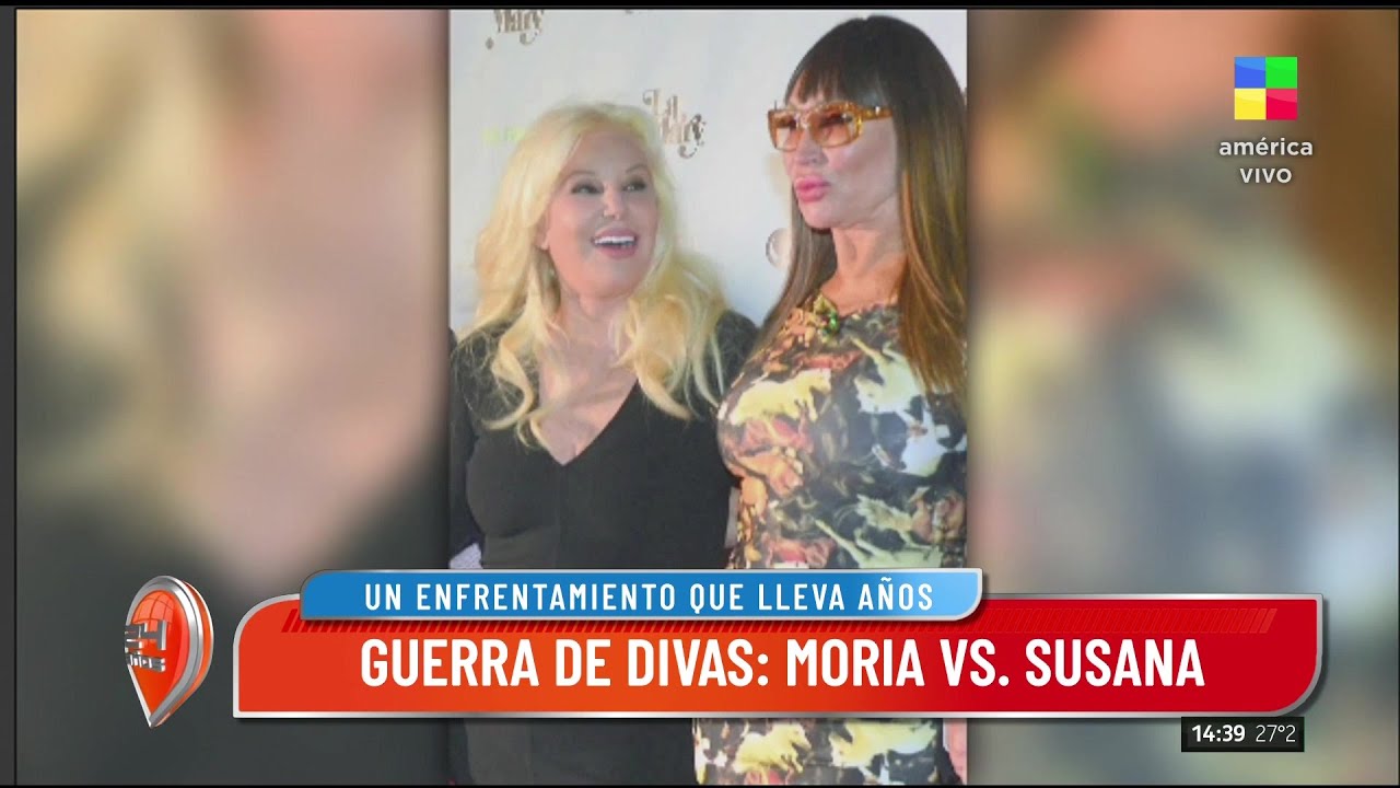 🥊 Guerra de divas: Moria Casán vs. Susana Giménez