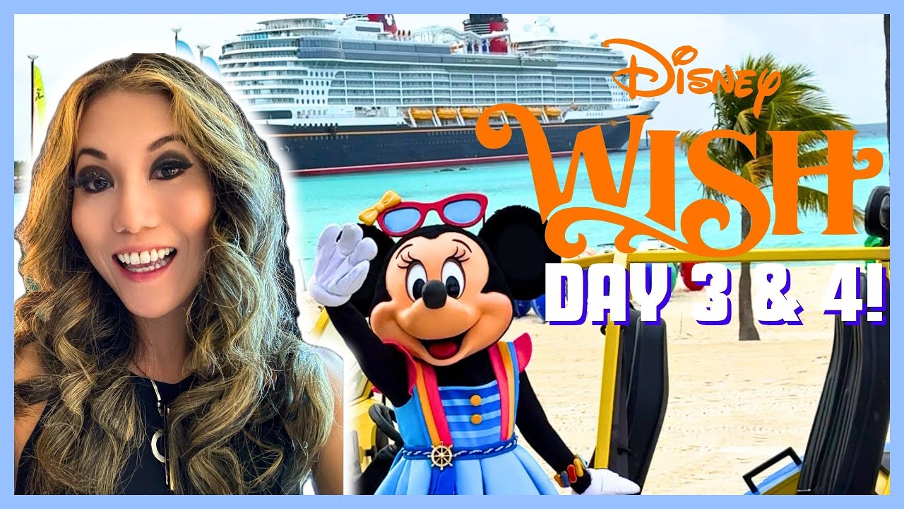 Day 3 & 4 on the DISNEY WISH 🌠 - BEST Castaway Cay Day, AquaMouse, Royal Gathering, 1923, & MORE! 🏖️