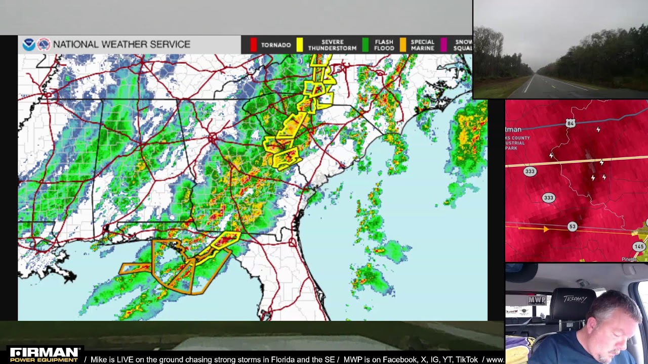 LIVE Storm Chasing in the South (Florida)