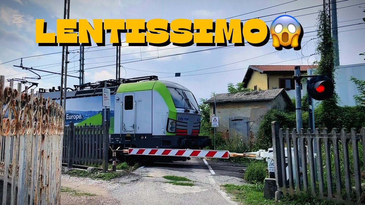 😱VERAMENTE LENTO😱‼️Non avevo mai visto un Treno merci Così Lento!!😱