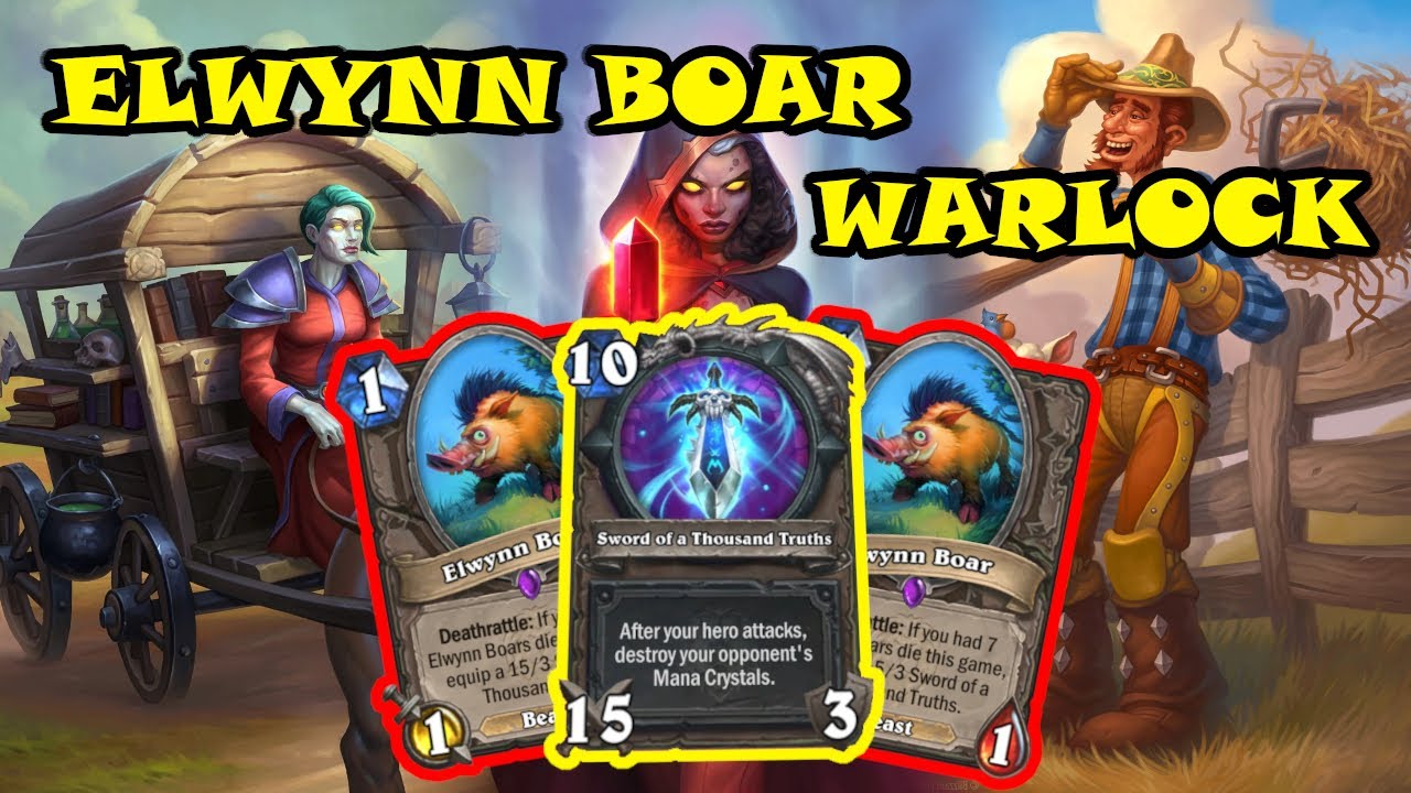 SWORD of a THOUSAND TRUTHS!!! - Boar Warlock | Hearthstone standard