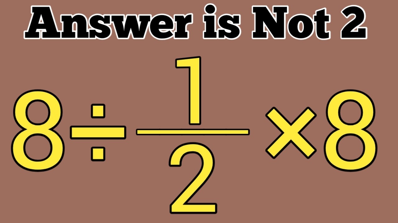 Try Solving This Tricky Math Expression?