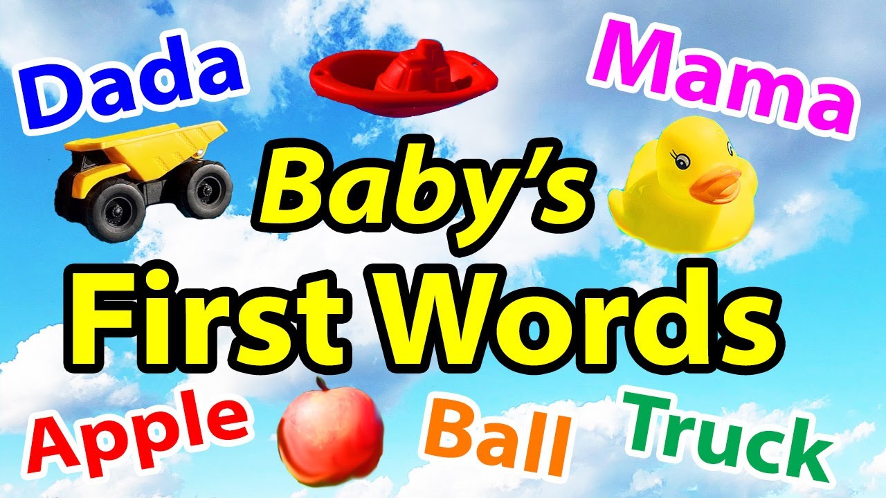 Baby Learning - Learn to Talk Baby First Words - English Baby Learning Videos Preschool Toddler