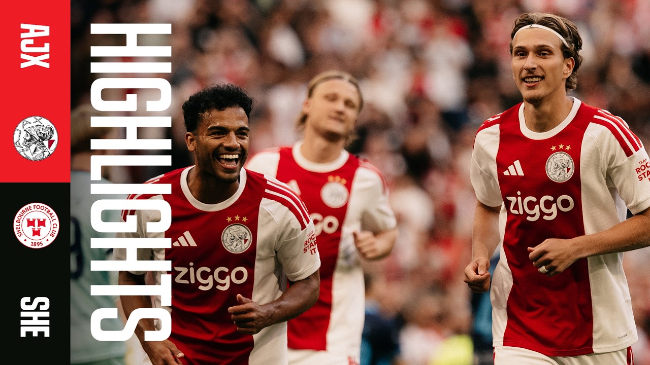 Brandt debuts as Ajax win again! ❤️ | Highlights Ajax - Shelbourne FC | UEFA Conference League