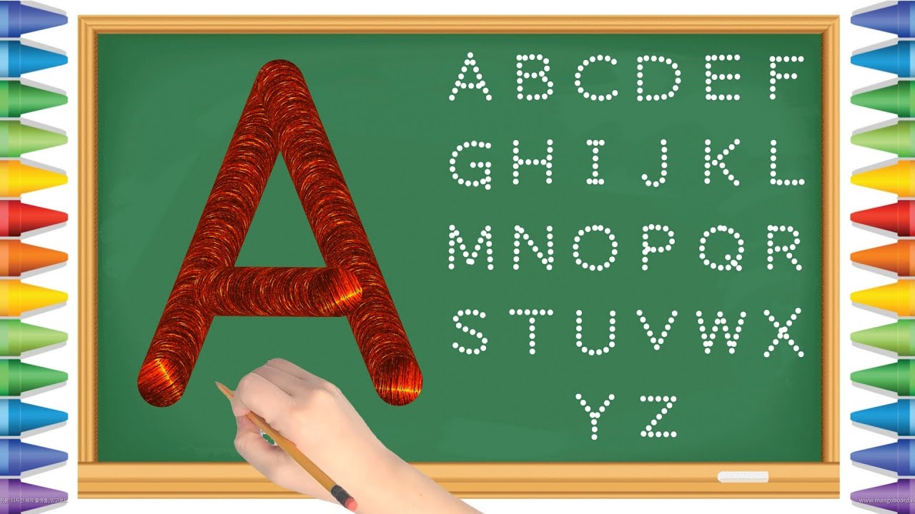 [알파벳 놀이] 유아와 어린이를 위한 ABCD 대문자 A부터 Z까지 쓰기 | Kids Alphabet A to Z | abc song | a for apple | abcd song