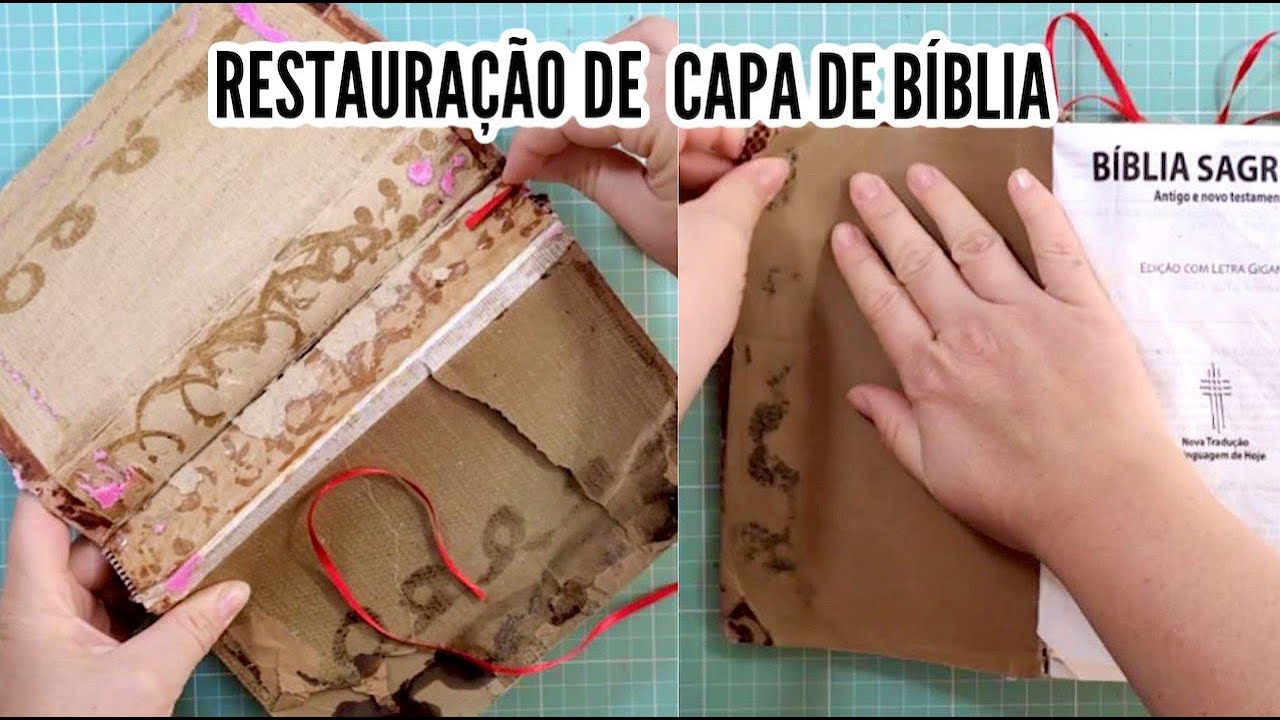 RESTAURAÇÃO DE CAPA DE BÍBLIA EM E.V.A | SHOW DE ARTESANATO EM EVA
