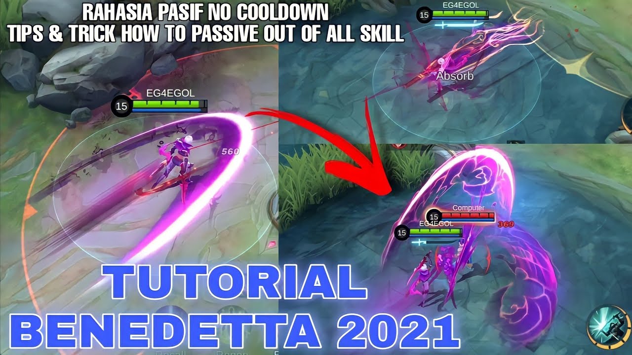 TUTORIAL BENEDETTA 2021 RAHASIA PASIF NO COOLDOWN | TIPS & TRICK PASSIVE OUT OF ALL SKILL