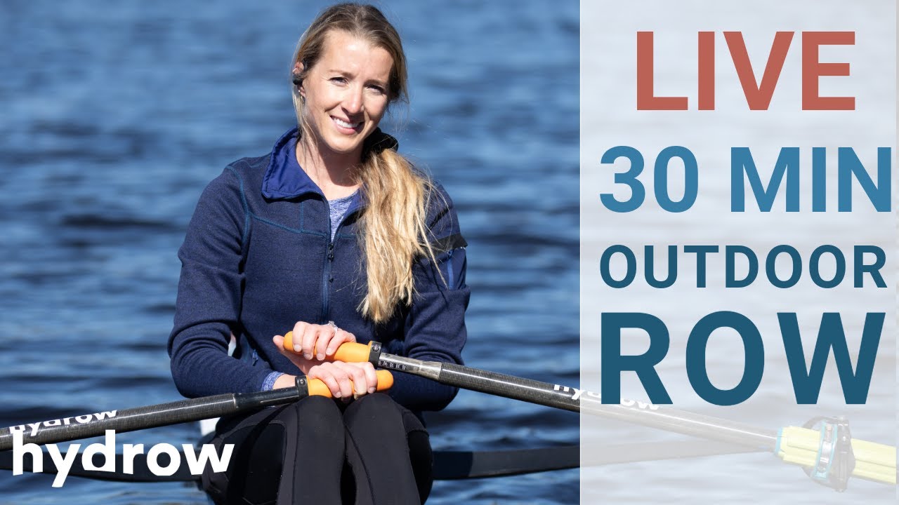 30-Minute Cleansing Rowing Workout on the Charles River with Laine